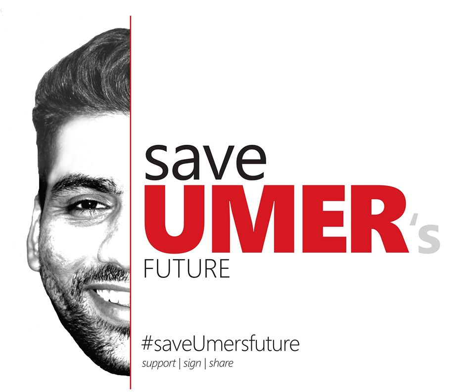 Να δοθεί άσυλο στον Umer Sufyan, #saveUmersfuture