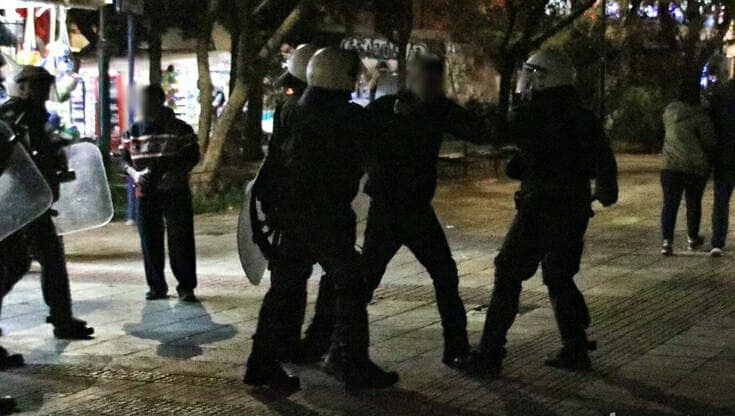 Επίθεση των ΜΑΤ σε φοιτητές μετά το τέλος της πορείας στην Αθήνα
