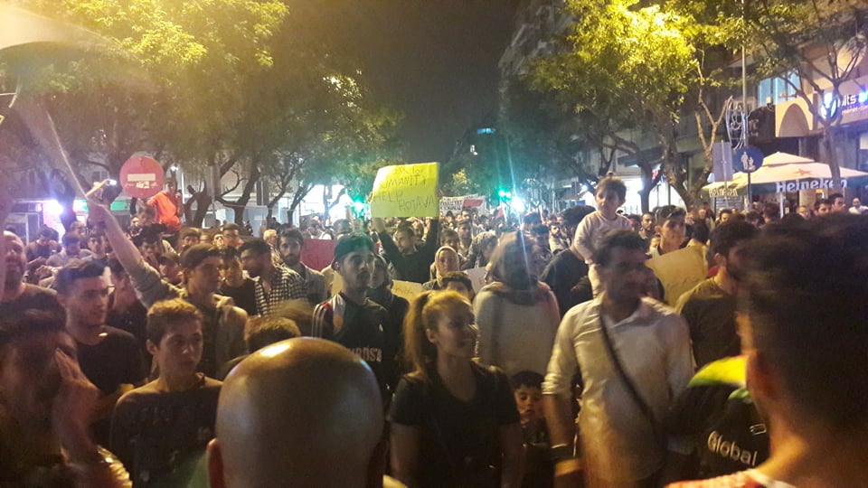 Αντιπολεμική πορεία στο κέντρο της Θεσσαλονίκης (φωτό)