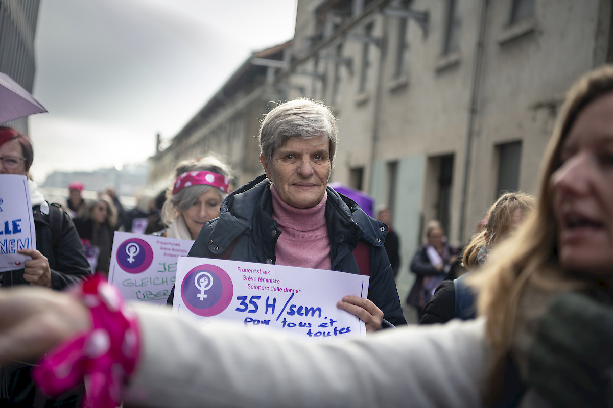 Εκδήλωση στη Θεσσαλονίκη με την συντονίστρια της απεργίας των γυναικών στη Λοζάνη, Geneviève de Rham
