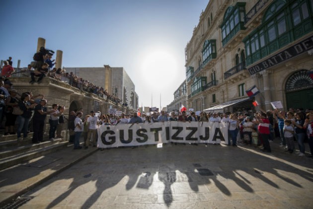 Ζητούν Δικαιοσύνη για την εκτέλεση της δημοσιογράφου στη Μάλτα