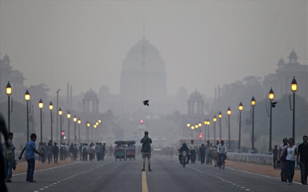 Στο Νέο Δελχί η με διαφορά πιο μολυσμένη ατμόσφαιρα του πλανήτη