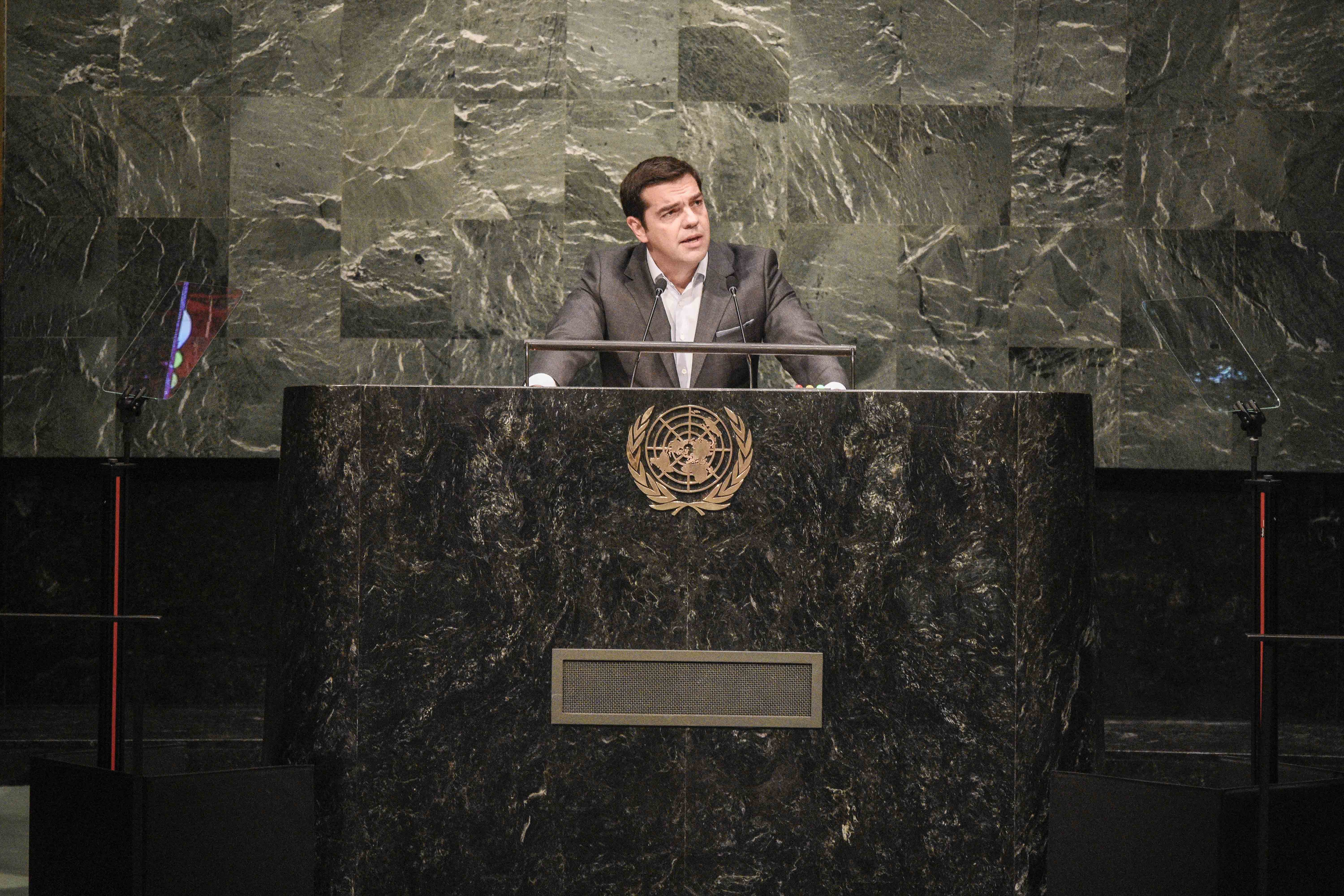 Συνεχίζονται οι διεθνείς επαφές του Αλ. Τσίπρα στη Νέα Υόρκη- Συνάντηση με τον ΓΓ του ΟΗΕ