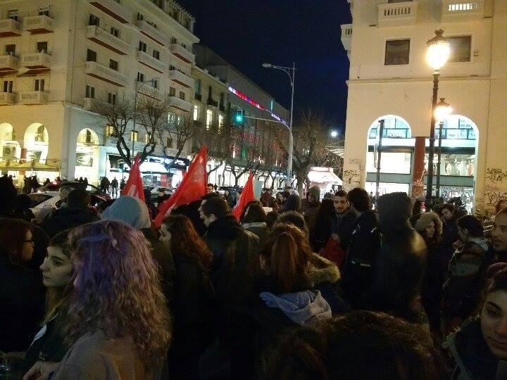 Πορεία για την παγκόσμια ημέρα της γυναίκας στη Θεσσαλονίκη