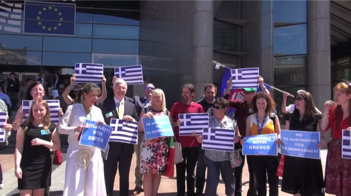 Υποστήριξη και αλληλεγγύη στον ελληνικό λαό από Ευρωβουλευτές της Ισπανίας