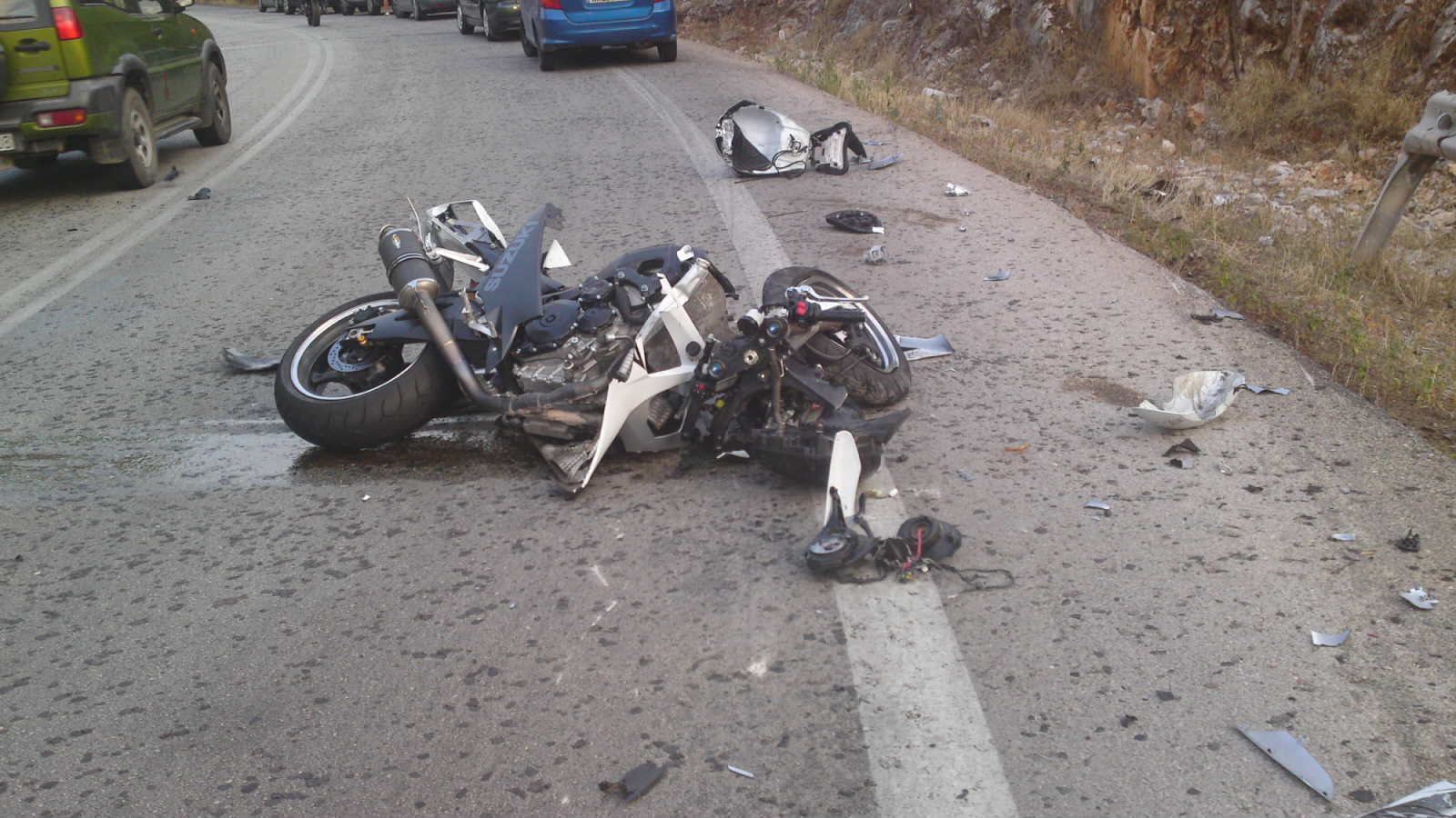 Δύο νεκροί από εκτροπή μοτοσικλέτας στην Πολίχνη